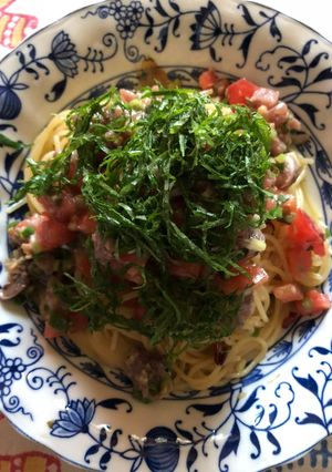 かつおのタルタル パスタ-レシピのメイン写真