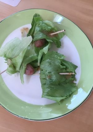 パッとできるおつまみロールソーセージ!-レシピのメイン写真