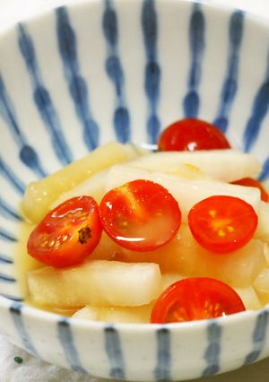 大根とトマトのからし和え♪-レシピのメイン写真