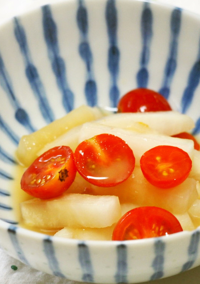 大根とトマトのからし和え♪-レシピのメイン写真