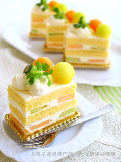 メロンショートケーキ-レシピのメイン写真
