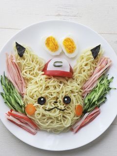 ポケモン*ピカチュウの冷やし中華-レシピのメイン写真