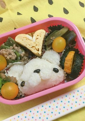暑くて溶けそう～なしろくまさん弁当-レシピのメイン写真