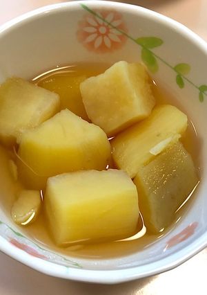 サツマイモの煮物【病院食】-レシピのメイン写真