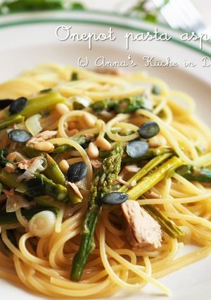 時短★アスパラとツナのワンポットパスタ-レシピのメイン写真