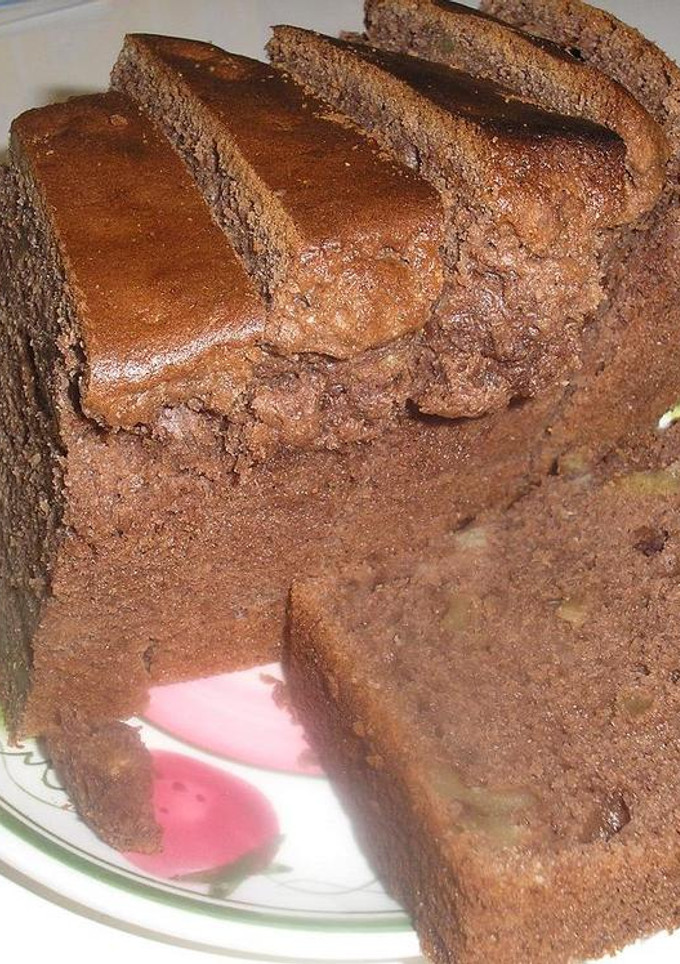 ふわふわチョコバナナケーキ-レシピのメイン写真