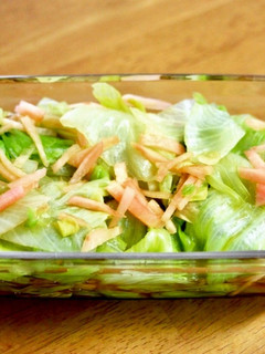 新しい美味しさ、レタスのサッとお浸し。-レシピのメイン写真