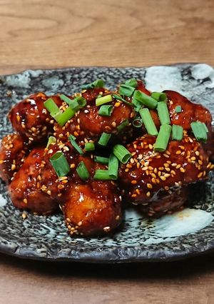 甘辛いソースのヤンニョム大豆ミート-レシピのメイン写真
