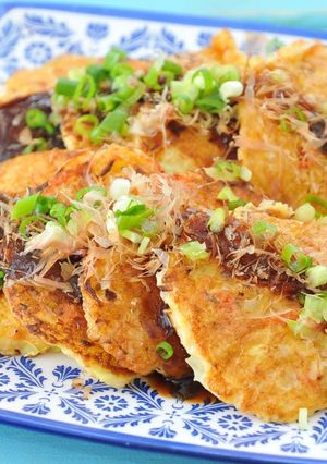 ☆ナガイモとキャベツのふわふわ焼き☆-レシピのメイン写真