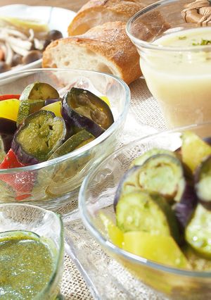 夏野菜のバジルソース-レシピのメイン写真