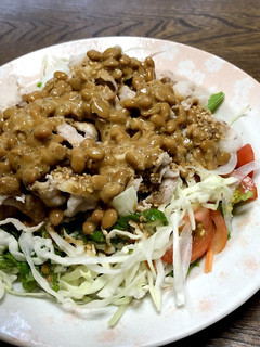納豆冷しゃぶサラダ-レシピのメイン写真