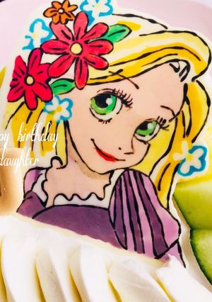 ラプンツェル♡キャラケーキ-レシピのメイン写真