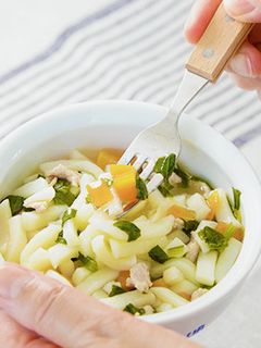 【離乳食後期】あんかけうどん-レシピのメイン写真