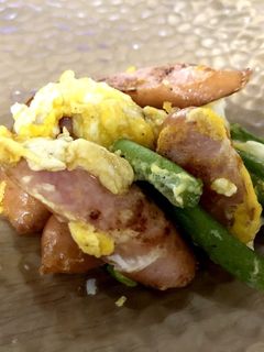 いんげんのウインナー卵炒め-レシピのメイン写真