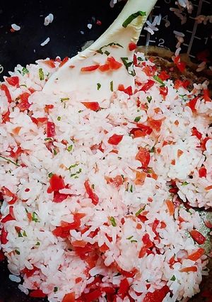 福神漬と大葉の混ぜご飯-レシピのメイン写真