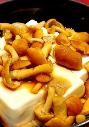 お豆腐なめこがけ-レシピのメイン写真