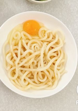 いくらうどん-レシピのメイン写真