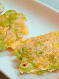 簡単!コーンと枝豆のおやき-レシピのメイン写真