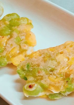 簡単!コーンと枝豆のおやき-レシピのメイン写真