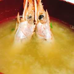รูปของ 余ったエビで！簡単エビ味噌汁☆