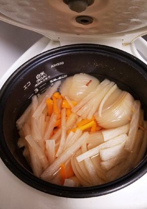 炊飯器で離乳食野菜-レシピのメイン写真