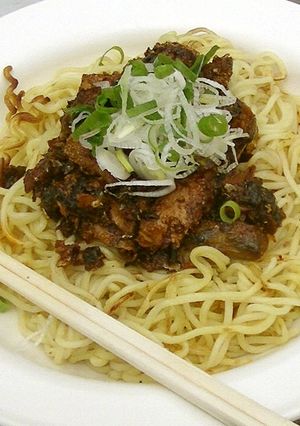 サバ缶で坦々麺（汁なし）-レシピのメイン写真