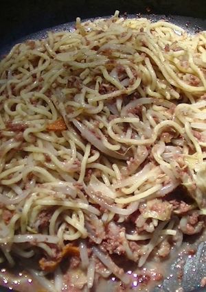 手軽で簡単!コンビーフ塩焼きそば-レシピのメイン写真