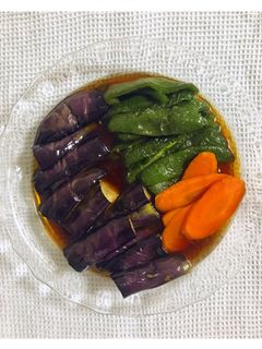 なすとピーマンと人参の煮浸し-レシピのメイン写真