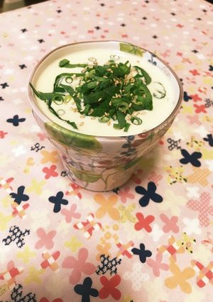 火不使用！冷製豆腐スープ〜味噌仕立て-レシピのメイン写真