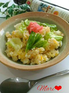 卵とレタスのチャーハン-レシピのメイン写真