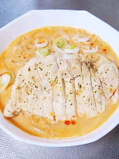 ダイエットに!ヘルシー豆乳担々麺-レシピのメイン写真