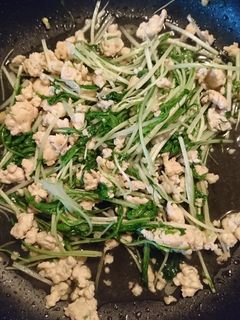 水菜のあっさり炒め-レシピのメイン写真