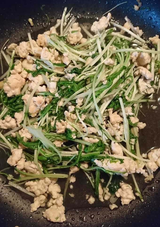 水菜のあっさり炒め-レシピのメイン写真