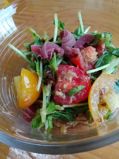 豆苗の中華風サラダ-レシピのメイン写真