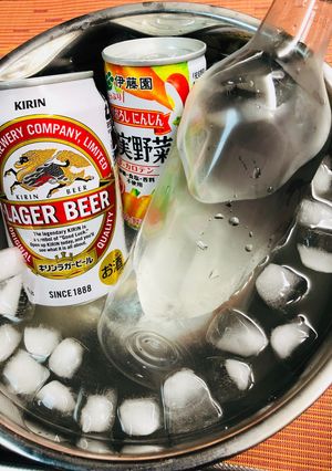 飲み物を急速に冷やす方法-レシピのメイン写真