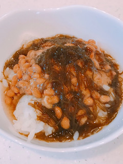暑い夏にサッパリと、納豆もずく酢ごはん!-レシピのメイン写真