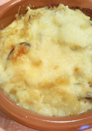 時短☆生クリームｄｅポテトきのこグラタン-レシピのメイン写真