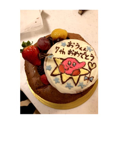 誕生日ケーキ カービィ-レシピのメイン写真