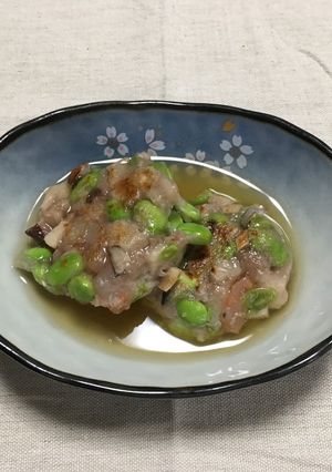 大阪枝豆の蓮根饅頭-レシピのメイン写真