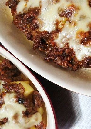 野菜たっぷりキーマカレーのポテト焼き-レシピのメイン写真