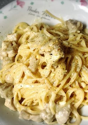 フライパン1つ☆ずぼら味噌クリームパスタ-レシピのメイン写真
