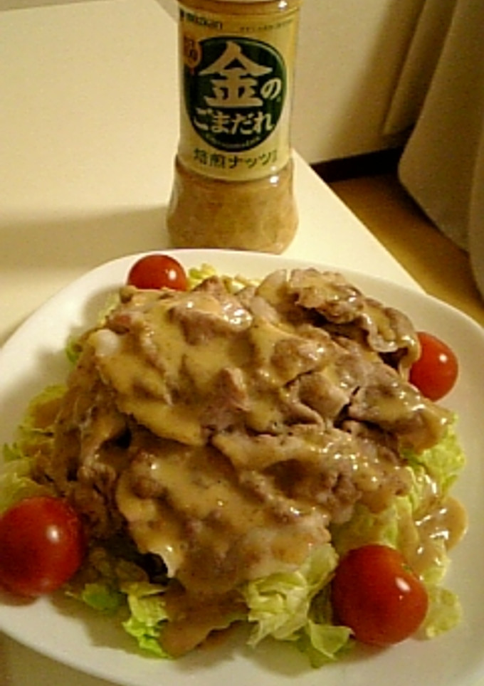 とっても簡単焼きしゃぶサラダ-レシピのメイン写真