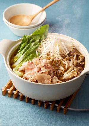 豚ともやしの白だし無限ごま油鍋-レシピのメイン写真