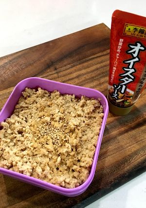 オイスターソースでコク豆腐鶏そぼろ-レシピのメイン写真