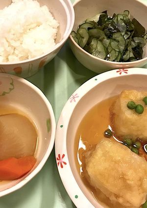 揚げ出し豆腐【病院食】-レシピのメイン写真