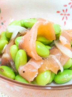 スモークサーモンと枝豆のサラダ-レシピのメイン写真