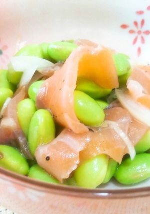 スモークサーモンと枝豆のサラダ-レシピのメイン写真