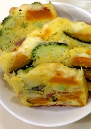 親子で作ろう！おかずケーキのケークサレ☆-レシピのメイン写真