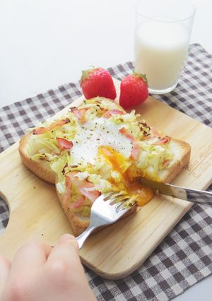 巣ごもりトースト-レシピのメイン写真