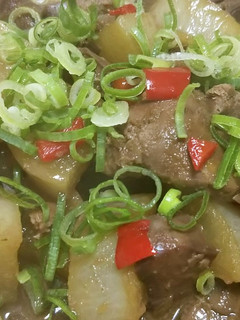 炊飯器で鳥レバーと大根煮込み-レシピのメイン写真